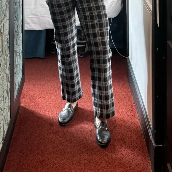 Gucci Brixton Leather Horsebit Loafers size 38 Black - Picture 1 of 14